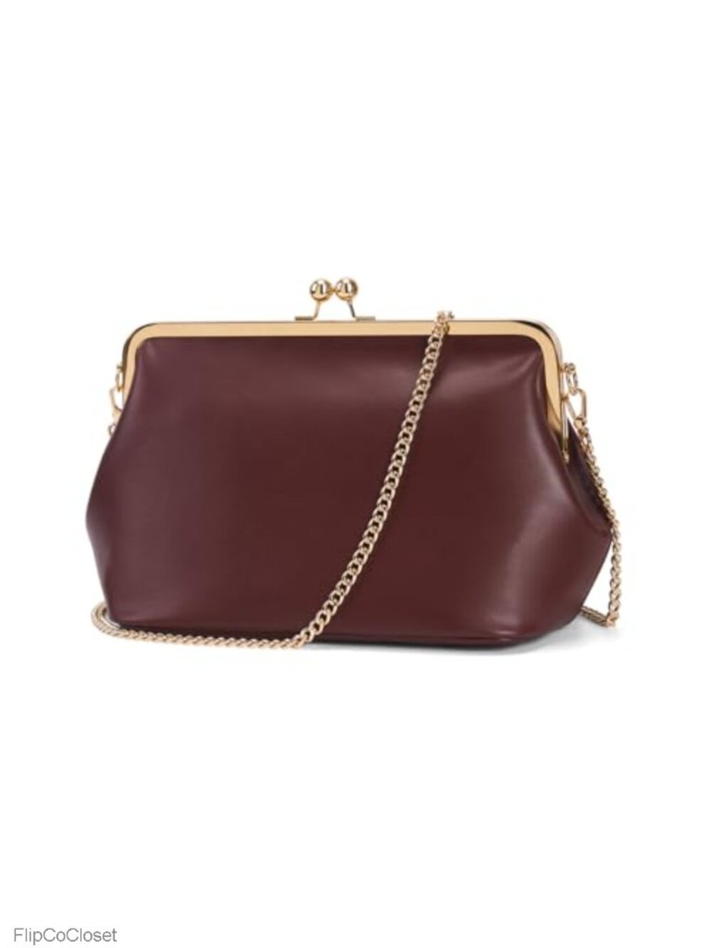 Kiss Lock Crossbody Bag PU Medium Handbags Kiss Clasp Shoulder Bags Tote Purse